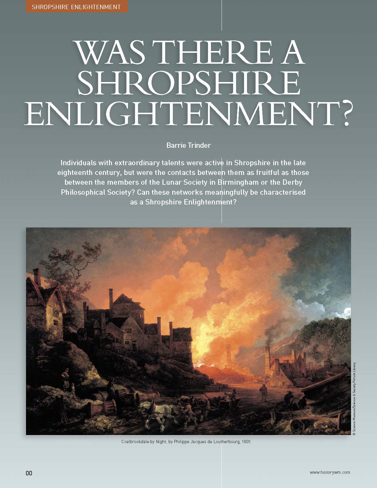 Was there a Shropshire enlightenment?