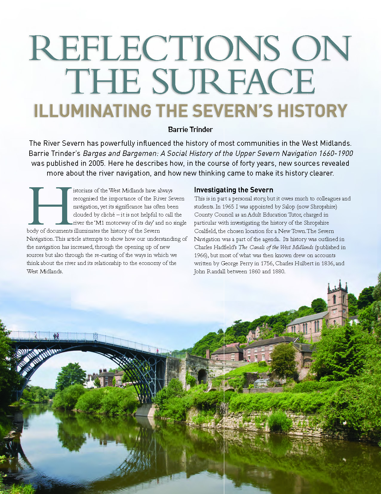 Reflections on the Surface: Illuminating the River Severns history